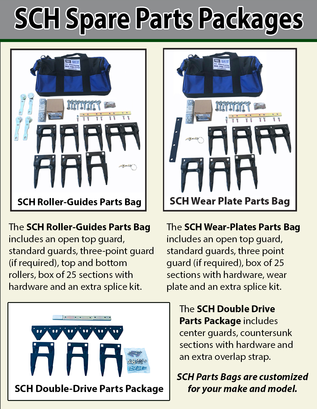 SCH EasyCut II spare parts bag